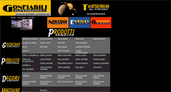 Desktop Screenshot of gonfiabilisupermarket.it