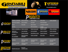 Tablet Screenshot of gonfiabilisupermarket.it